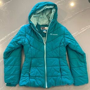 Columbia Girls Teal Insulated Jacket Size 7/8 S